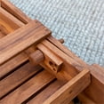 thumbnail image 3 of Acacia Adirondack Patio Chair in Brown, 3 of 7