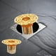 thumbnail image 1 of Válvula antirreflujo para desagüe de suelo | Válvula de retención unidireccional para ducha, baño y sótano | Evita olores, insectos y reflujo de agua | Construcción de metal y policarbonato, 1 of 7