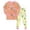 Orange, variant on Hessimy Infant Toddler Boys Girls Spring Cute Cartoon Print 2Pcs Long Sleeve Tops Pants Soft Casual Outfits Set, Infant Casual Set(Sky Blue,3-4 Years)