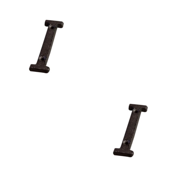Toystoory Letrero de casa con letras de Metal, placa de puerta decorativa de hierro fácil de instalar, duradera y resistente al óxido B17--I B17--yo 2Conjunto