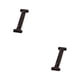thumbnail image 2 of Placa de puerta decorativa Moyic de hierro negro B17--I 2Conjunto, 2 of 6