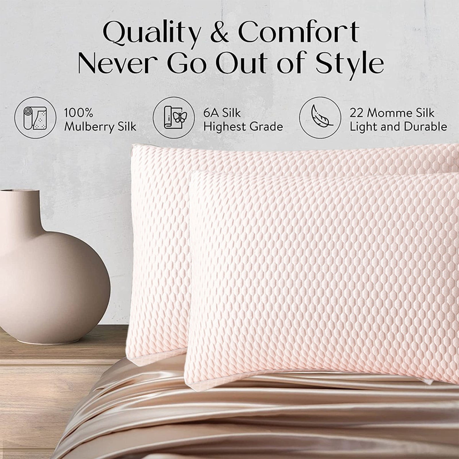Pillows King Size,Cooling Hotel Luxury Bed Pillows for Sleeping,Hotel Quality Bed King Pillows,Fluffy Down Alternative Pillows for Side,Back Sleepers(Pink 2pcs 25*16in)from QiwagFerng