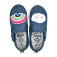 thumbnail image 6 of Wonder Nation Toddler Girl Cloud Cutie Casual Twin Gore Sneaker, 6 of 7