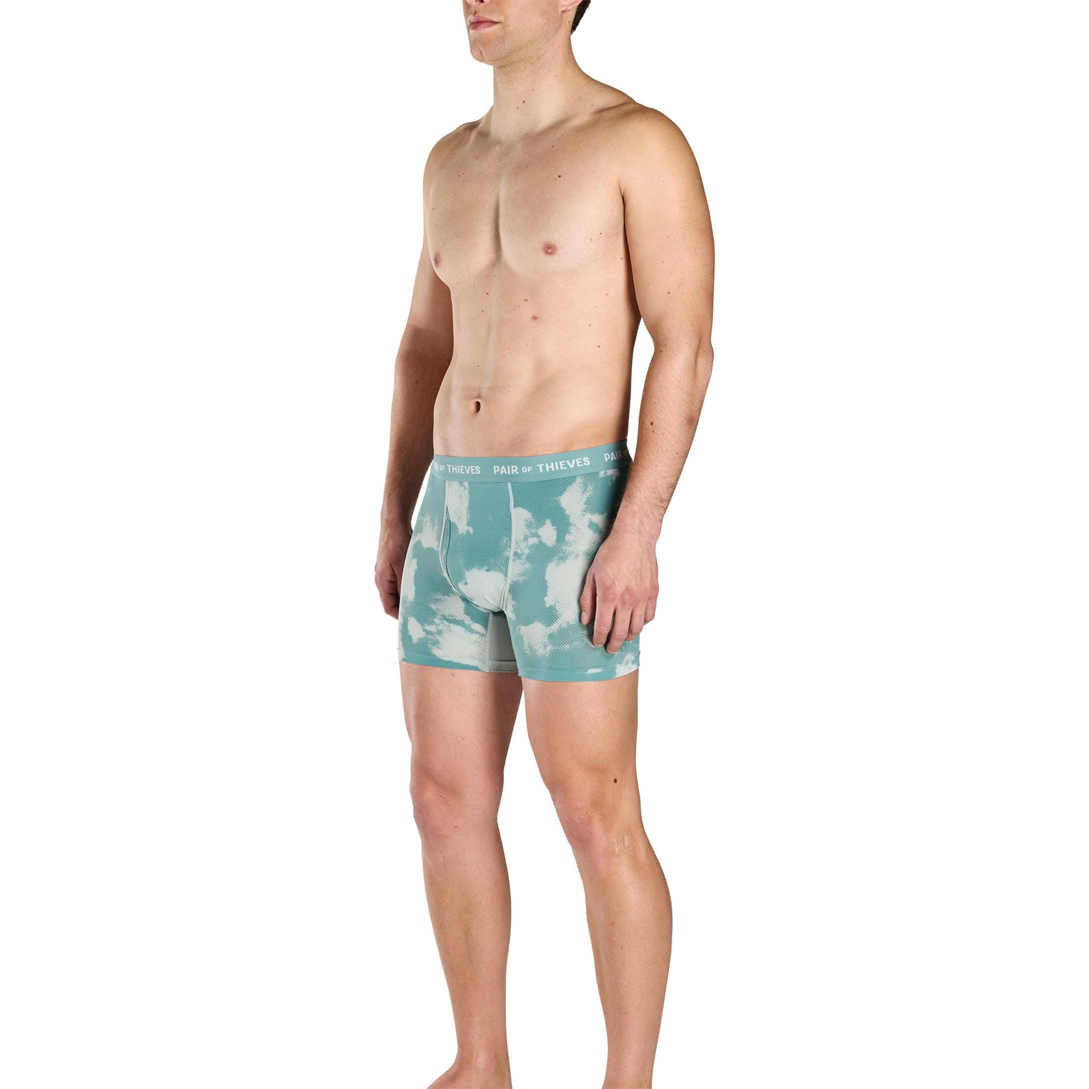 SuperFit Mesh Boxer Brief Sea Foam 2pk L