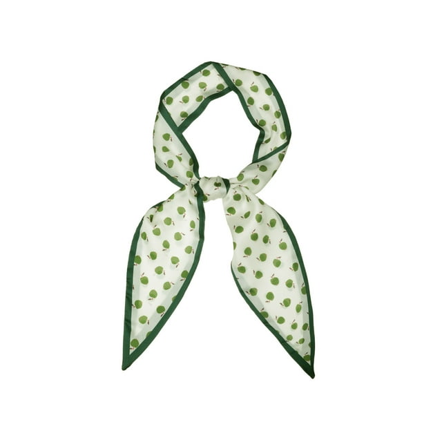 INSPIRE CHIC Foulards Fines pour Femmes Motif Feuille Bandeau Vert