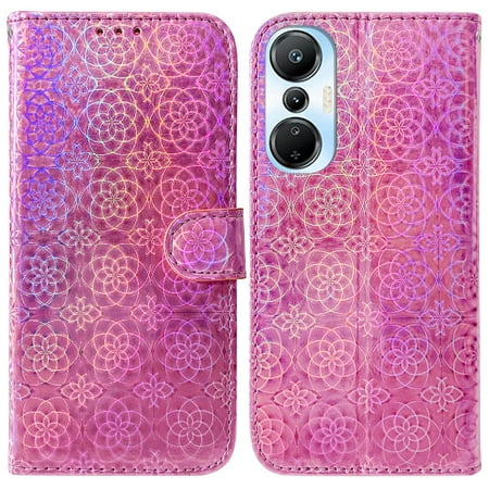 Case for Infinix Hot 20s Premium PU Leather Glitter Colorful Stand Holder Card Slot Wallet Case