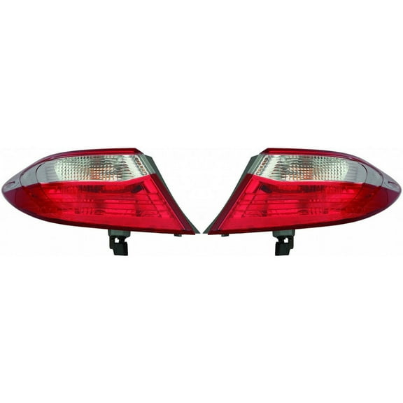 For Toyota Camry Tail Light Assembly 2015 2016 2017 Pair Driver and Passenger Side w/ Bulbs DOT Certified For TO2804121