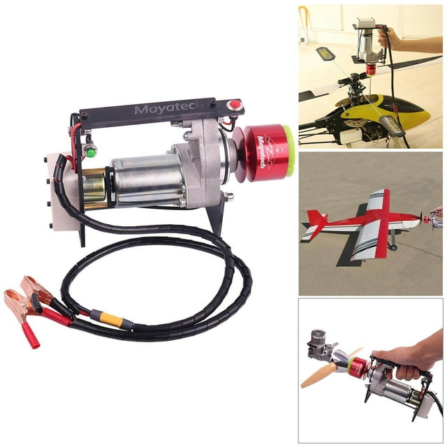 Maoww Démarreur Moteur RC pour Moteur à Essence Mayatech 10cc-80cc Style B XT60