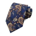 thumbnail image 2 of Synzerm Silk Paisley Ties for Men Necktie Foral Tie Sets Formal Business, 2 of 3