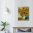 thumbnail image 4 of Nawypu  Sunflower  Reproduction Modern Floral Giclee Canvas Prints Artwork Flowers Pictures on Canvas Wall Art for Home and office Decorations, 4 of 5