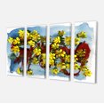 thumbnail image 2 of Lettrage et Fleurs Jaunes de Printemps - Impression sur Toile d'Art Floral, 2 of 3