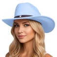 thumbnail image 1 of Western Style Cowboy Hat for Everyday Casual Wear Unisex Adult Riding Accessory with Classic Solid Design and Versatile Seasonal Use, 1 of 4