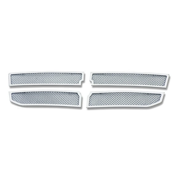 APS Compatible with Dodge Dakota 2008-2011 Main Upper Stainless Steel Chrome Mesh Front Grill Grille Insert D76611T