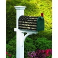 thumbnail image 4 of Camouflage American Flag Magnetic Mailbox Cover - Patriotic Green Camouflage USA Flag Mailbox Covers Standard Size 21x18inch Polyester Mailbox Wraps Cover for Home Garden Outdoor Decoration, 4 of 6