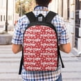 thumbnail image 5 of Xecao Popcorn2 print Travel Backpack, Large Computer Backpack for Men Women, College School Rucksack Book Bag, 5 of 5