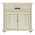 thumbnail image 4 of Cruize 1-Drawer and 2-Shelf Wood Cabinet, Antique White, 4 of 9