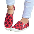 thumbnail image 4 of Willtoo Womens Halloween Canvas Sneakers 2026 Platform Low Top Shoes Tennis Classic Casual Slip on Shoes Comfortable Wide Toe Box Flats, 4 of 5