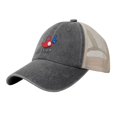 thumbnail image 1 of The Mascot Of The Paris Olympics 2024 Cowboy Mesh Baseball Cap Deep Heather One Size, 1 of 5