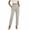 Gray, variant on Kilaqueen Business Casual Pants for Women Pleated High Waist Cigarette Tapered Cropped Trousers Casual Office Work Dress Pants Slacks with Pockets