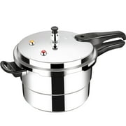 7.4 QT Aluminum Pressure Cooker Nonstick, Explosion-Proof Fast Cooking Cookware, Large-Capacity High Pressure Pot for Electric Stovetop