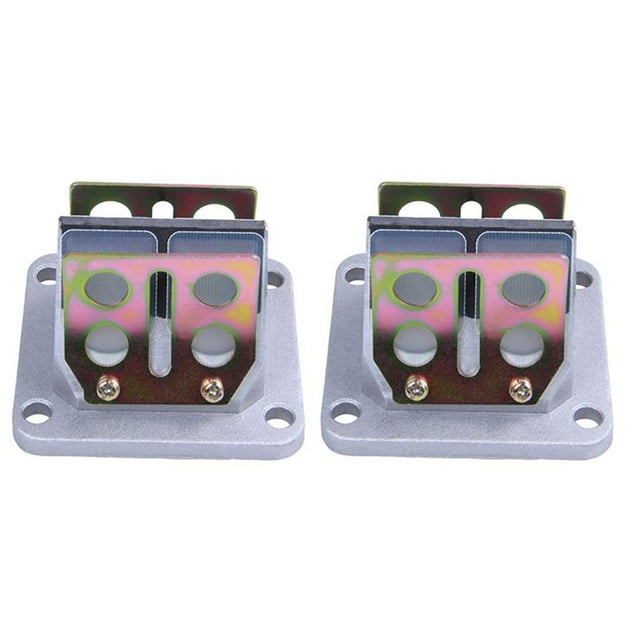 2X Condition Motorcycle Rd350 Yz125 Dt175 Intake Reed Valve for 175Cc Dt 175 Air System Spare Parts,2 x for Yamaha DT175CC flake valve,silver