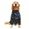 thumbnail image 2 of HDE Dog Pajamas One Piece Jumpsuit Lightweight Dog PJs Shirt for S-3XL Dogs Starry Bats L, 2 of 7