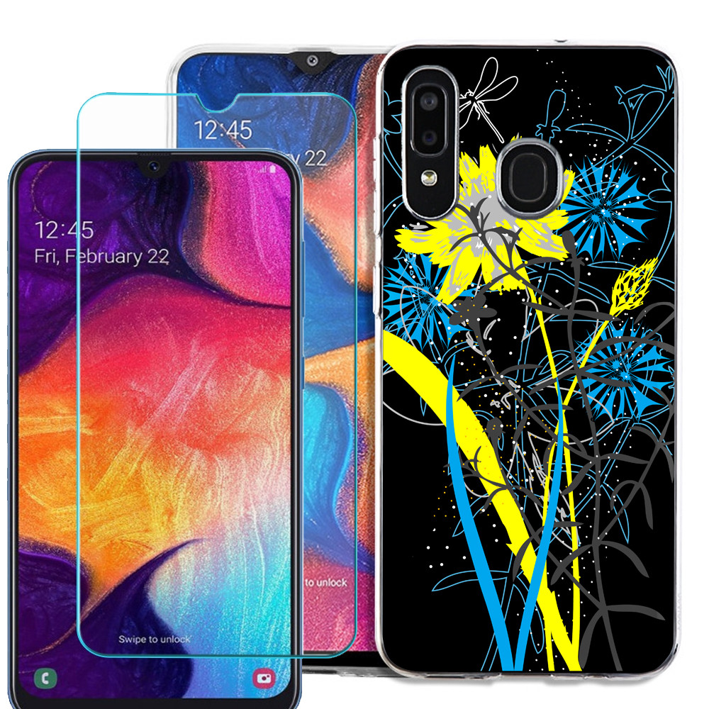 For Samsung Galaxy A50 Case , SlimFit TPU Phone Case with Tempered