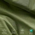 thumbnail image 5 of Regency Heights Full Comforter Set, Boho 3-Piece Pintuck Stitching Bedding Set, Soft Washed Pleated Bed Sets with Pillow Sham Olive Green, 5 of 10