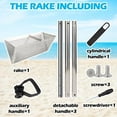 thumbnail image 4 of Sand Fleas Rake Set,Detachable 47 Inches Long Handle,Includes 1pcs Sand Flea Rake,1pcs Sand Sifter,1pcs Beach Mesh Shovel,1pcs Black Beach Shovel,1pcs Claw Rake with Mesh Net,One Pair of Gloves, 4 of 6