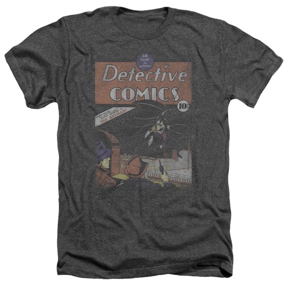 Dc - Detective #27 Distressed - Heather Short Sleeve Shirt - X-Large