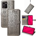 thumbnail image 1 of Funda Cartera FOXDOCK para HMD Skyline , Flip PU con Relieve de Gatos y Perros, Tarjetero y Soporte, 1 of 6