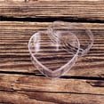 thumbnail image 6 of Heart Shaped Clear Plastic Storage Box Gift Container for Wedding Party Candy Treats 1-Pack, 6 of 8