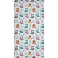 thumbnail image 7 of GZHJMY Owl Soft Hand Towels, 2 Pcs Absorbent Bath Towel Decorative Fingertip Towels for Bathroom Gym Spa Hotel Beach Swimming Pool,14.4"x 28.3", 7 of 7