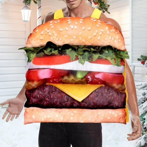 Disfraz de hamburguesa de Halloween Salvador Adultos 65 cm x 70 cm