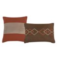 thumbnail image 4 of Bed-in-a-Bag 9-pieces Nekana Brunt Orange Comforter and Sheet Set Queen Size Brown Bed in Bag, 4 of 9
