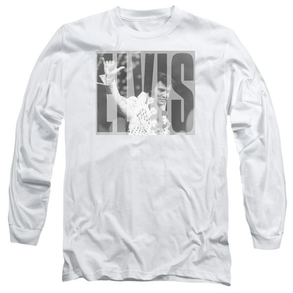 Elvis Presley - Aloha Gray - Long Sleeve Shirt - XXX-Large