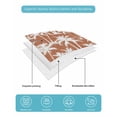 thumbnail image 5 of Quilts Twin Size Bedding Set, Orange Palm Tree Summer Lightweight Quilted Comforter, Beach Tropical Botanical Coastal Soft Reversible Bedspread Coverlet with Pillow Covers for All Season, 68" x 86", 5 of 7