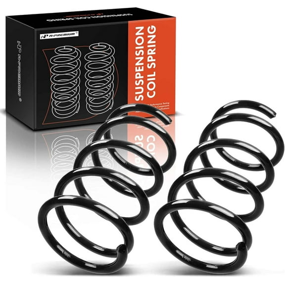 A-Premium 2Pcs Rear Suspension Coil Spring Set Compatible with Toyota RAV4 2001 2002 2003 2004 2005 2.0L 2.4L, Driver and Passenger Side, Replace# 4823100000, 4823142110