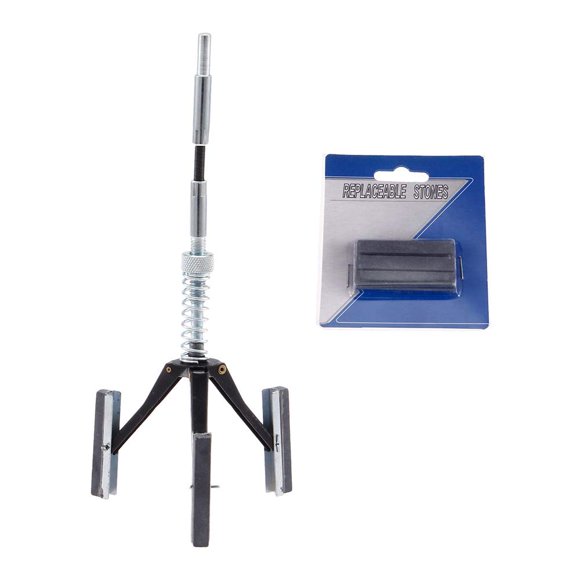 gohantee Cylindre de Moteur Hone Deglazer Réglable Diamètre 1-1/4 Pouces à 3-1/2 Pouces avec 3 Pcs Pierres 2 Pouces 220 Grains