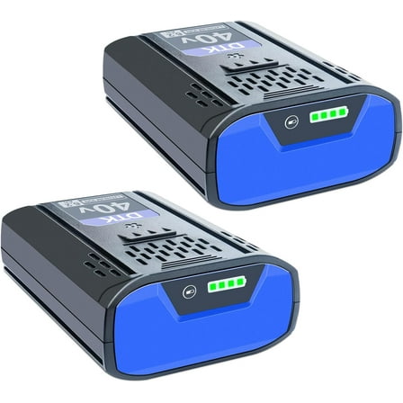 BOTKK Replacement for Kobalt 40V Battery 6200mAh Cordless Power Tool Battery KPM1040A-03, KM-1640-06, KM 4040-06,2 Packs