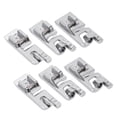 thumbnail image 1 of 6Pcs Rolled Hem Presser Foot 3MM 4MM 6MM Stainless Steel Easy Installation Hemming Foot Kit for Sewing Machine, 1 of 14