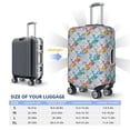 thumbnail image 4 of Honeii cartoon Elephant Elastic Luggage Cover, featuring double-sided printing, is the ideal companion for travel, business trips, and daily use(not included suitcase )-Medium, 4 of 7