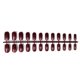 thumbnail image 4 of Soidarity 24 piezas en forma de cuadrado sólido colorido prensa en las uñas de longitud media artificial DIY elegante uñas para salones de veintitrés 10Conjunto, 4 of 6