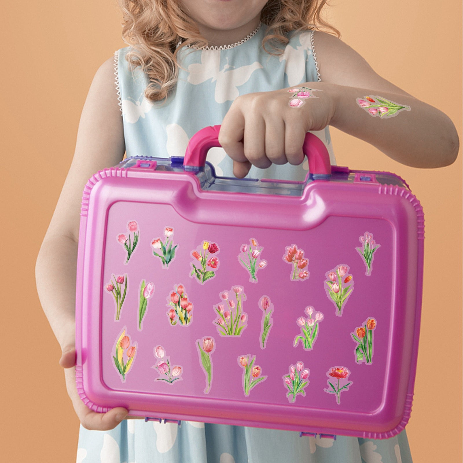 Des Autocollants D'animaux De Dessins Animés Avec Des Dessins Différents | Vecteur Premium