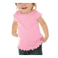 thumbnail image 3 of Kavio Infants Lettuce Edge Scoop Neck Cap Sleeve Top - I1C0252, 3 of 4