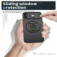 thumbnail image 5 of SaniMore Case for iPhone X/XS, Slidng Camera Window with Kickstand Holder, Magnetic Car Mount, Function Slim Fit Protection Shockproof Anti-fall Magnetic Cover for iPhone X/XS, Black, 5 of 6