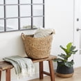 thumbnail image 2 of Cesta de almacenamiento Deco 79 Seagrass hecha a mano, 50 x 45 x 48 cm, color marrón, 2 of 9