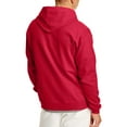 thumbnail image 2 of Hanes ComfortBlend EcoSmart Men`s Full Zip Hoodie, M, Deep Red, 2 of 5