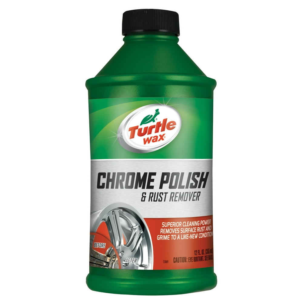 Turtle Wax 50786 Renew Rx Chrome Polish and Rust Remover, 12 oz
