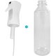 thumbnail image 5 of ZHAOCHENG Botella de agua con pulverizador continuo, pulverizador para el cabello, color blanco, 12 oz, paquete de 3, 355 ml, ultrafino, plástico transparente sin disolventes ni BPA, pulverizador pres, 5 of 5